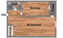 Dvosoban stan, Novi Sad, prodaja, 41m2, 100190e, id935108